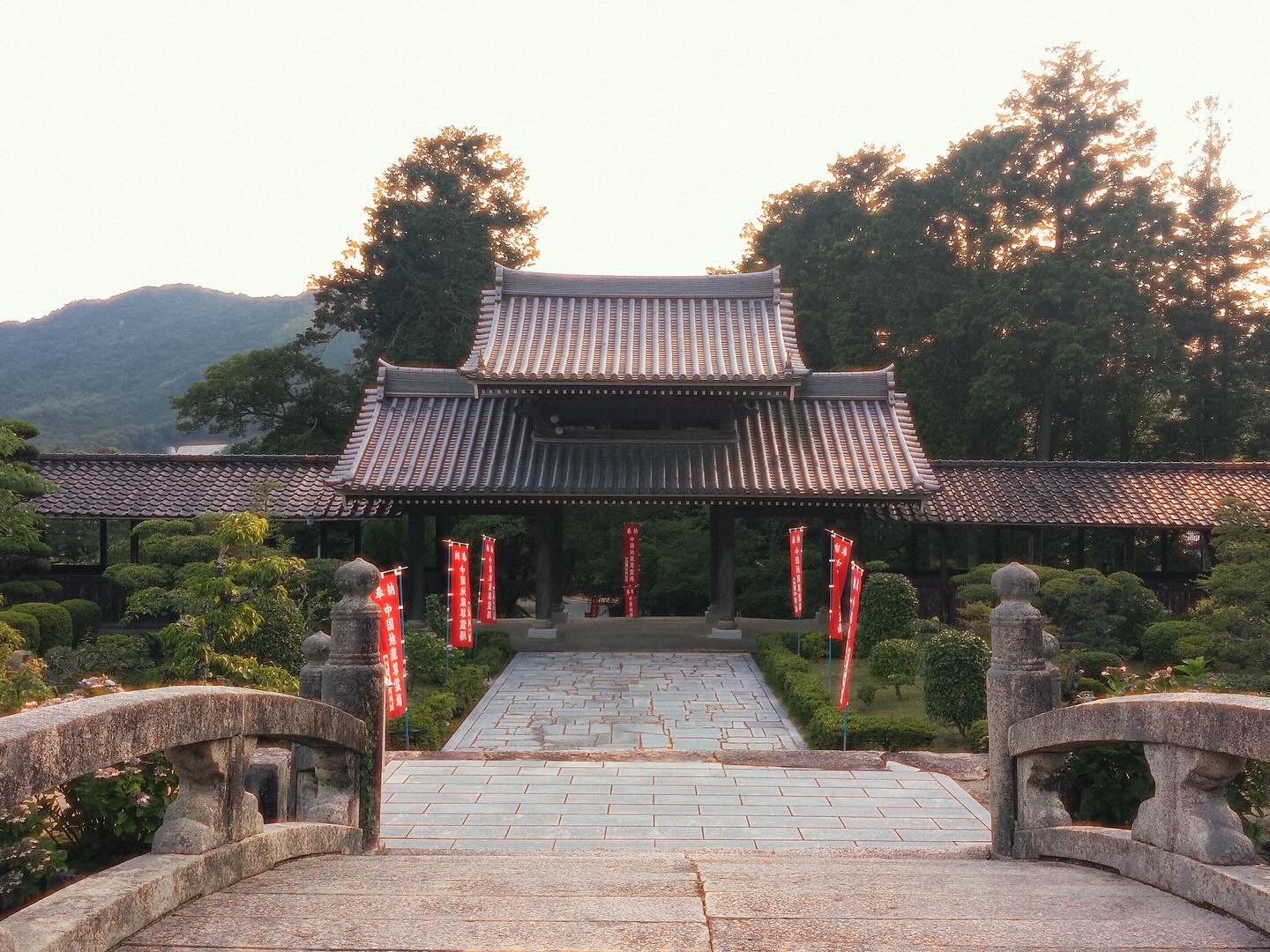 法幢山 禅昌寺 参道の風景